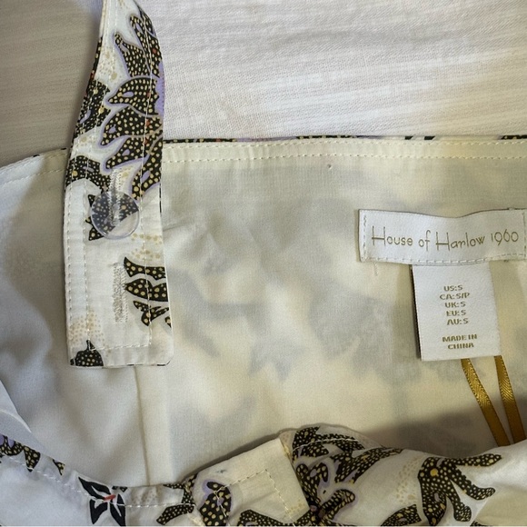 NWT House of Harlow 1960 Boho Batik Floral Crop Top New Size S - Picture 6 of 10